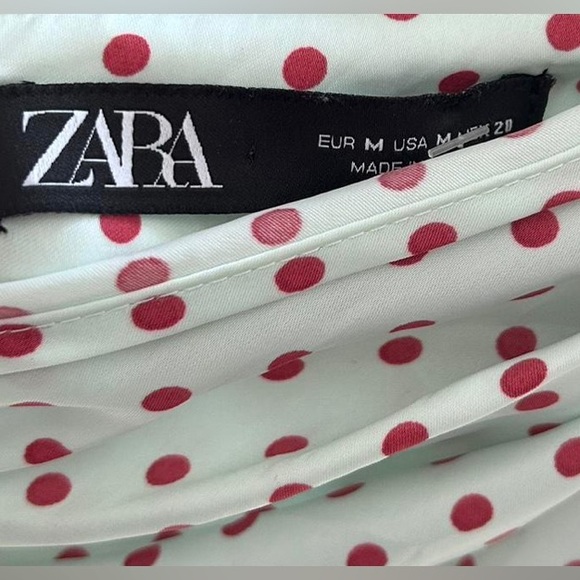 Zara Polka Dot Wrap Skirt - Picture 3 of 3